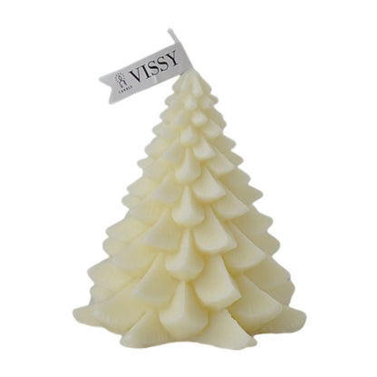 Christmas Tree Shaped Scented Candle – Artistic Wax Statue for Home & Office Décor with Festive Aromas