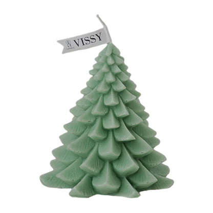 Christmas Tree Shaped Scented Candle – Artistic Wax Statue for Home & Office Décor with Festive Aromas