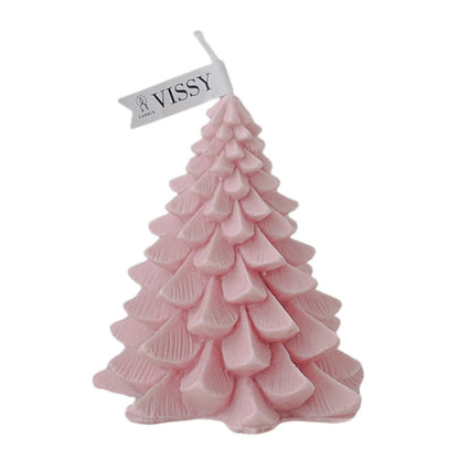 Christmas Tree Shaped Scented Candle – Artistic Wax Statue for Home & Office Décor with Festive Aromas