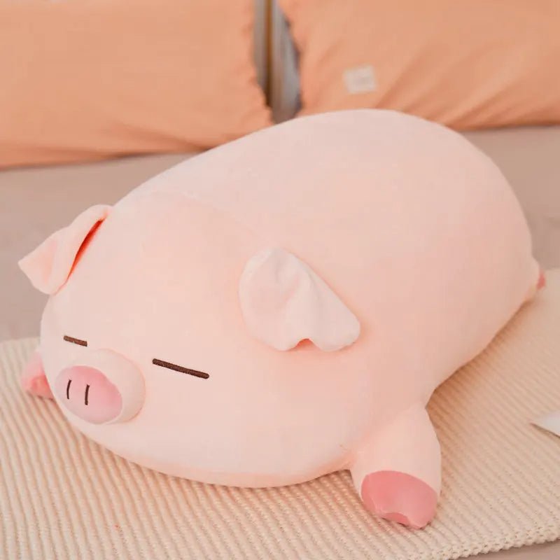 Chubby Pig Plush Pillow — Ultra-Soft Squishy Hug Cushion, 15.7" to 39.4"