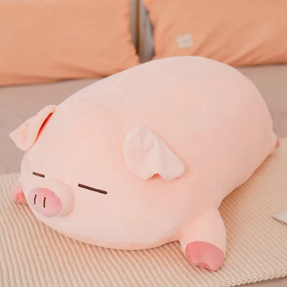 Chubby Pig Plush Pillow — Ultra-Soft Squishy Hug Cushion, 15.7" to 39.4"