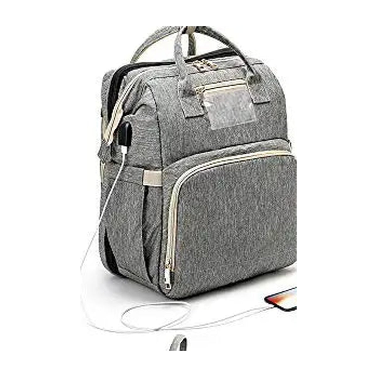 Fold-Out Diaper Bag Backpack — Opens Into a Changing Station