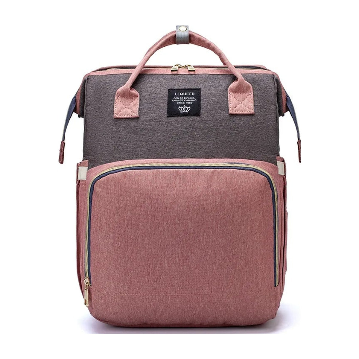 Fold-Out Diaper Bag Backpack — Opens Into a Changing Station