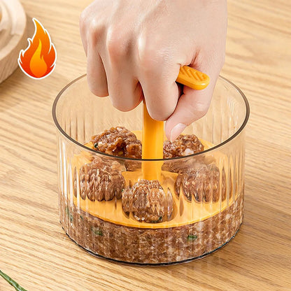Clear Meatball Maker – Create 5 Perfect Rice-Meat Dumplings Effortlessly with This Manual Kitchen Tool