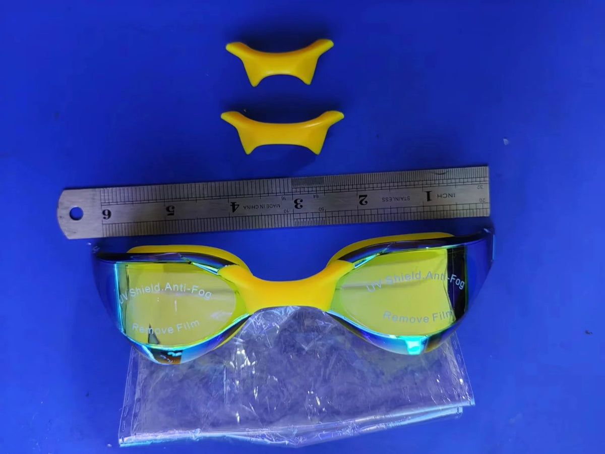 Professional Anti-Fog Swimming Goggles – Leakproof, HD Vision Swim Eyewear for Men & Women with Adjustable Silicone Comfort Fit