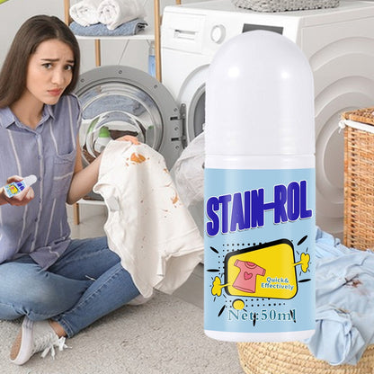 Clothing Stain Remover Roller - Stain Remover Roller-Ball Cleaner for Clothes, Ideal for Emergency Stain Removal