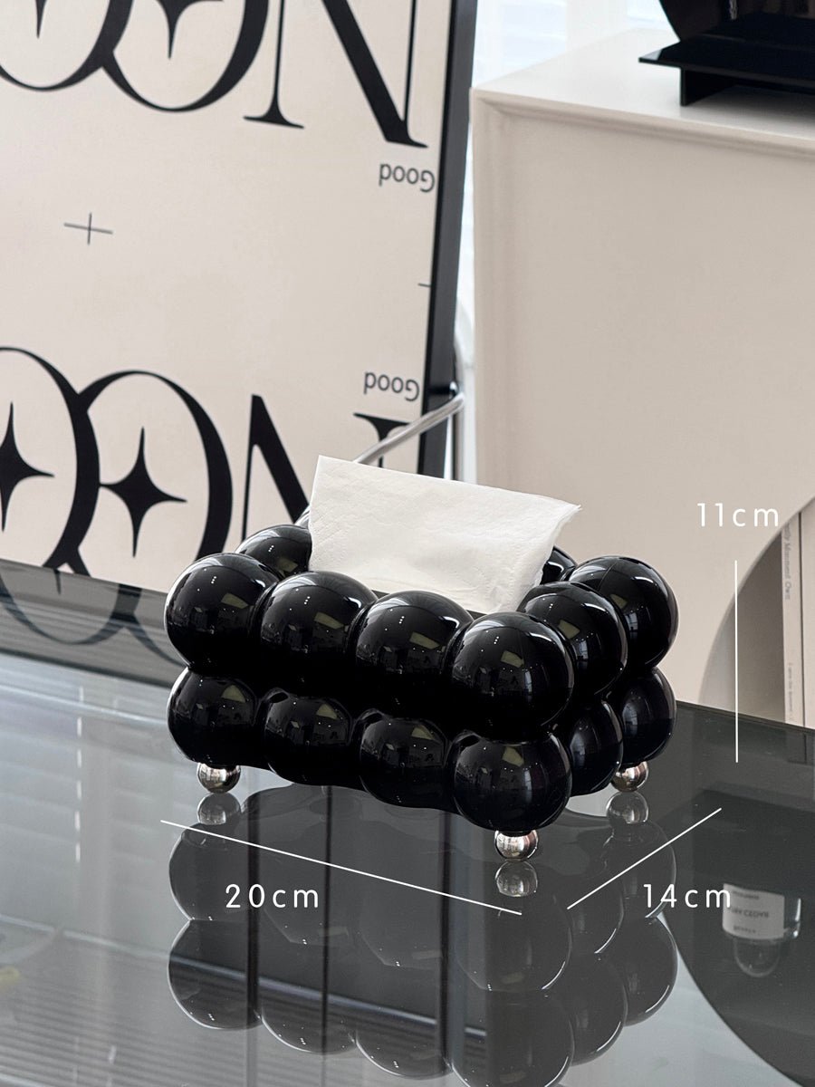 Cloud-Shaped Acrylic Tissue Box Cover – Stylish Napkin Holder for Home & Office Décor