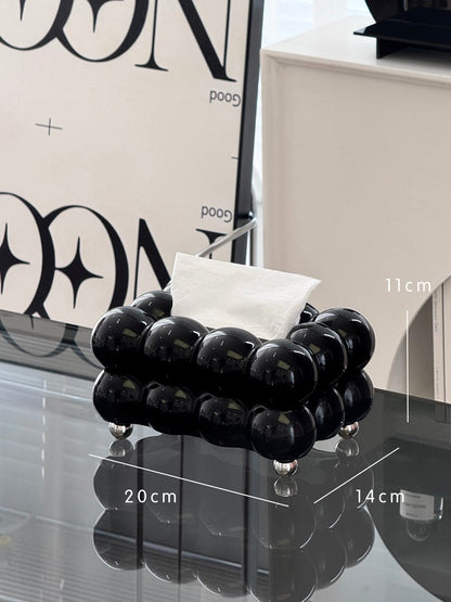 Cloud-Shaped Acrylic Tissue Box Cover – Stylish Napkin Holder for Home & Office Décor