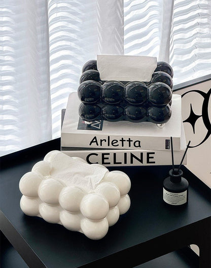 Cloud-Shaped Acrylic Tissue Box Cover – Stylish Napkin Holder for Home & Office Décor
