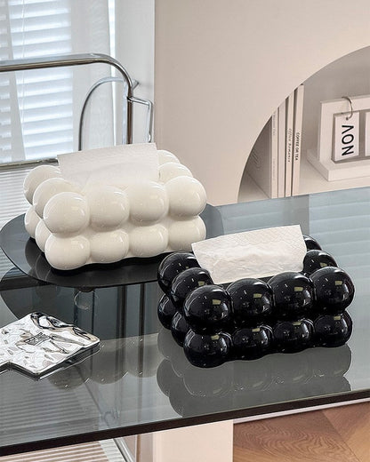 Cloud-Shaped Acrylic Tissue Box Cover – Stylish Napkin Holder for Home & Office Décor