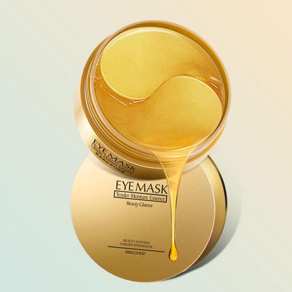Collagen Eye Mask - Reduce Dark Circles Anti-Aging  24k Gold & Seaweed Green Algae