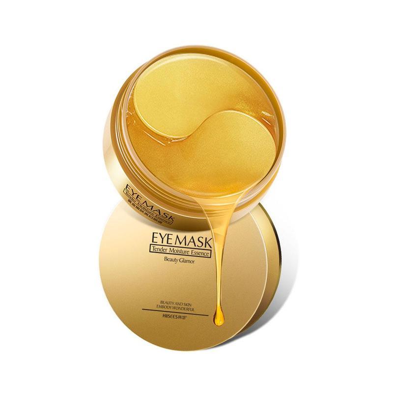 Collagen Eye Mask - Reduce Dark Circles Anti-Aging  24k Gold & Seaweed Green Algae