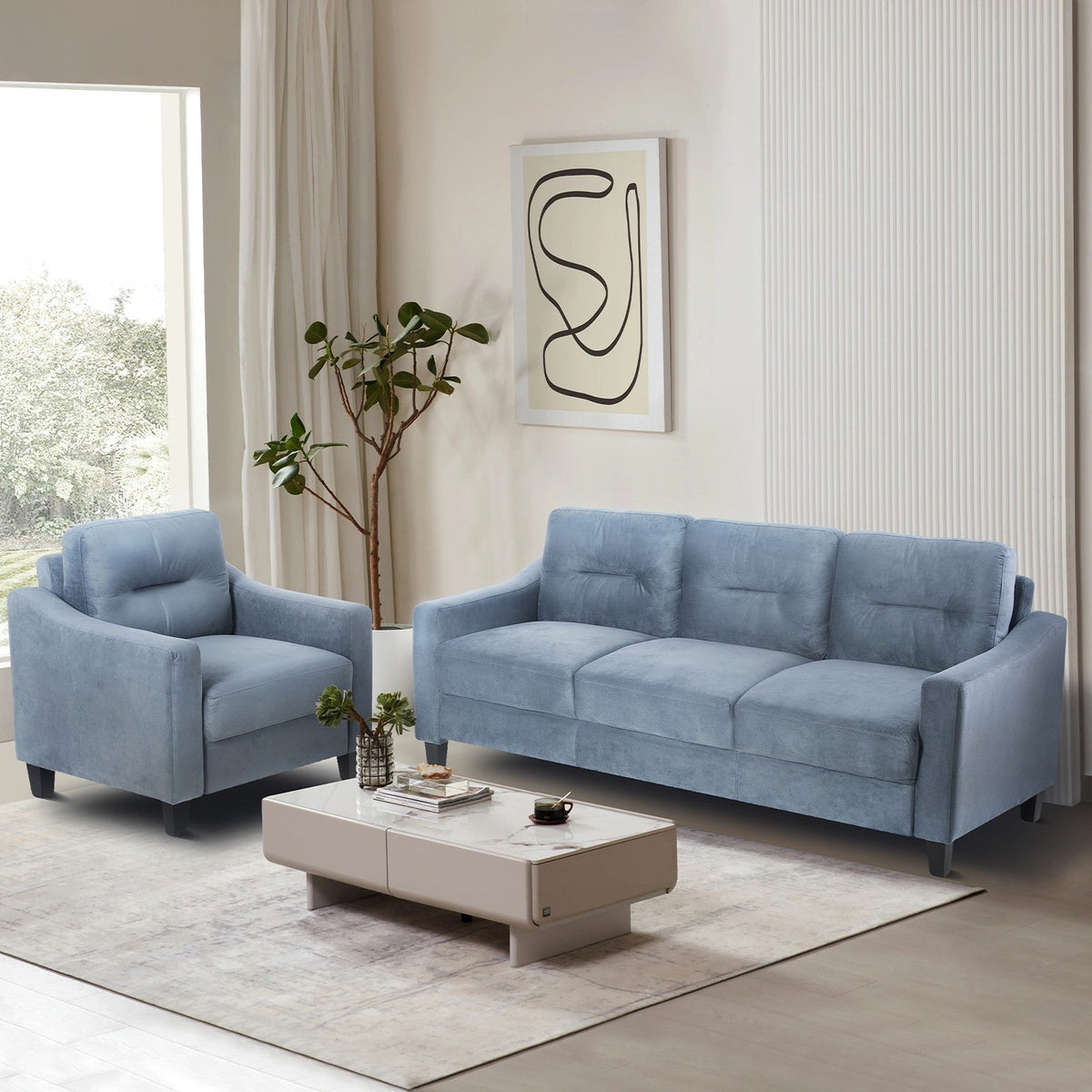 Comfortable Sectional Couches and Sofas for Living Room, Bedroom, Office, and Small Spaces
