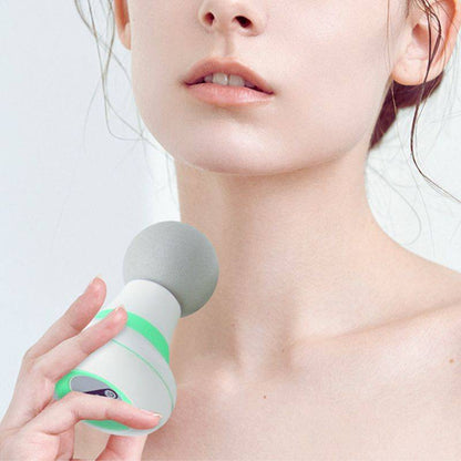 Compact Muscle Massager - Home Vibrating Shock Mini Massager for Back Pain, Shoulder, Neck, Body