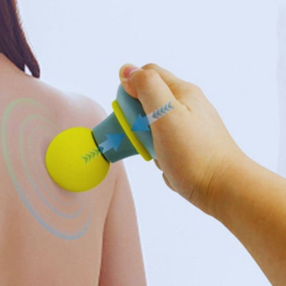 Compact Muscle Massager - Home Vibrating Shock Mini Massager for Back Pain, Shoulder, Neck, Body