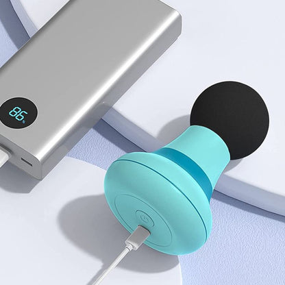 Compact Muscle Massager - Home Vibrating Shock Mini Massager for Back Pain, Shoulder, Neck, Body