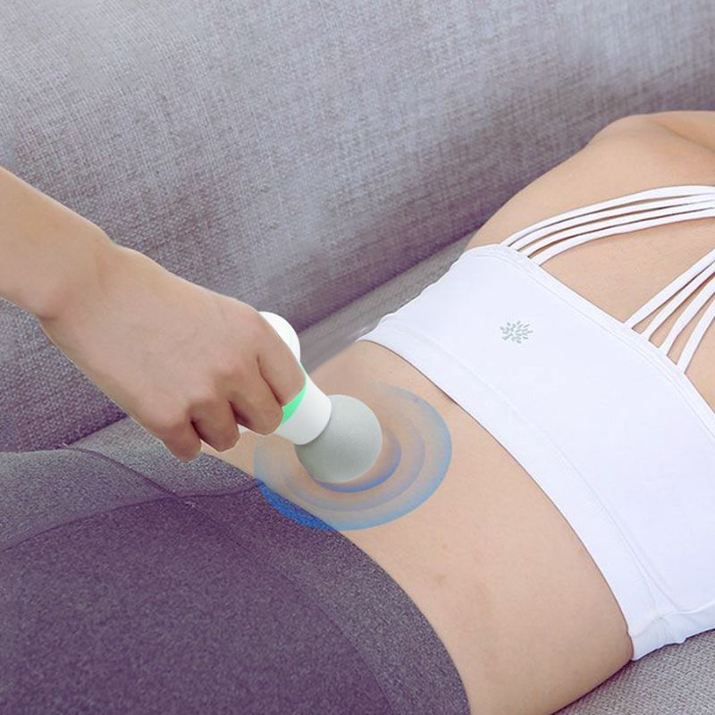 Compact Muscle Massager - Home Vibrating Shock Mini Massager for Back Pain, Shoulder, Neck, Body