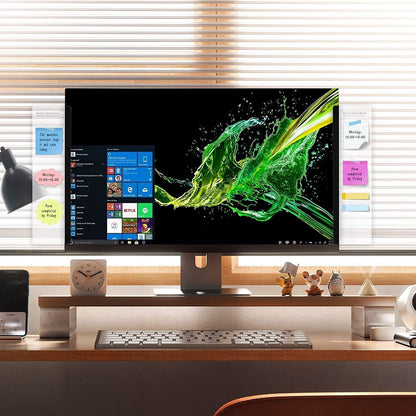 Computer Monitor Memo Board - Transparent Monitor Side Panel Creative Desktop Memo for Home/Office