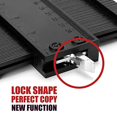 Connection Profile Contour Gauge Tool - Contour Duplication Super Gauge Tool, Irregular Shape Duplicator ( 10 Inch+5 Inch)