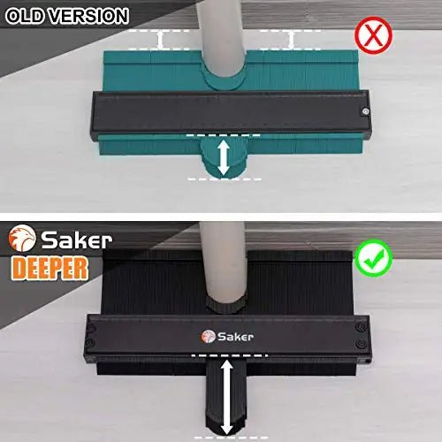 Connection Profile Contour Gauge Tool - Contour Duplication Super Gauge Tool, Irregular Shape Duplicator ( 10 Inch+5 Inch)
