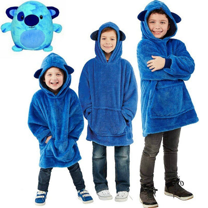 Convertible Plush Pet Hoodies - Ultra Warm and Cozy Animal Hoodie for Kids