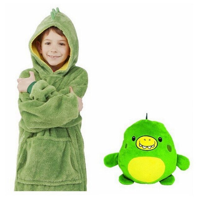 Convertible Plush Pet Hoodies - Ultra Warm and Cozy Animal Hoodie for Kids