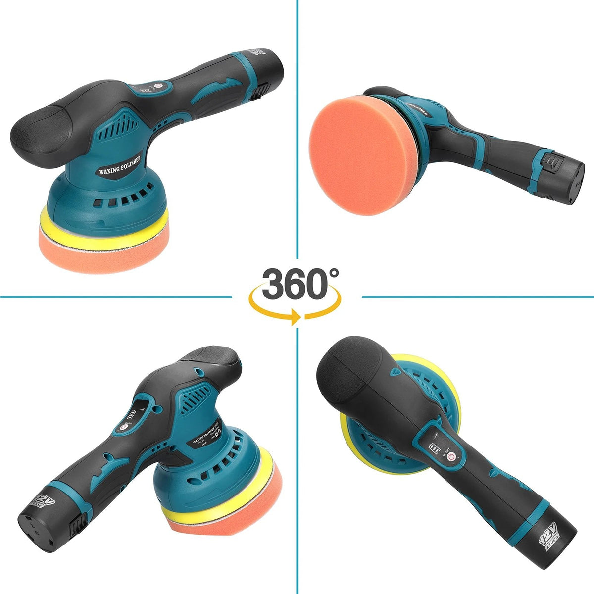 Cordless Car Buffer Polisher - High Efficient Auto Waxing Polishing Machine