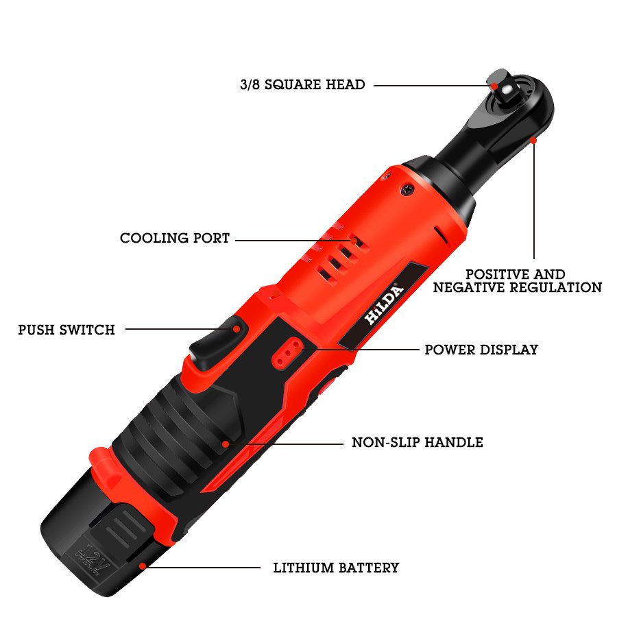 Cordless Electric Wrench - Electric Ratchet Rench