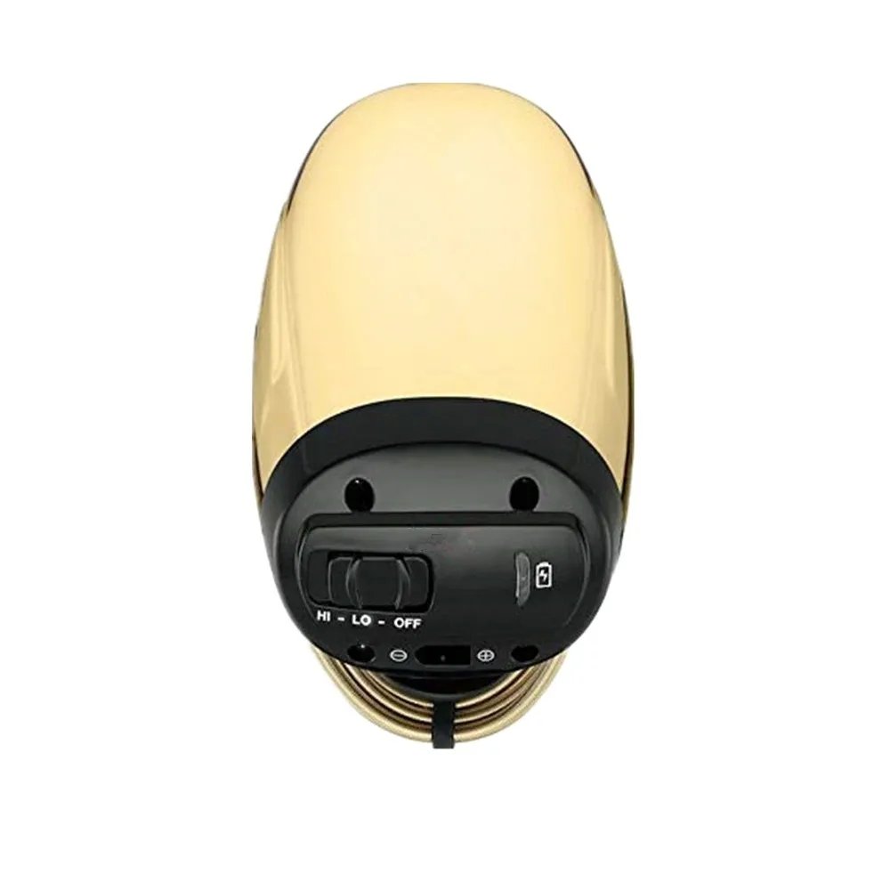 Cordless Handheld Massager - USB Charging Body, Neck, Back, Head, and Face Metal Heat Massager