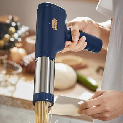 Cordless Pasta Noodle Maker - Portable Noodle Maker with Shaping Molds, Detachable and Easy to Clean