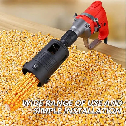 Corn Sheller Drill Attachment – Corn Stripper & Kernel Remover for Dried Corn