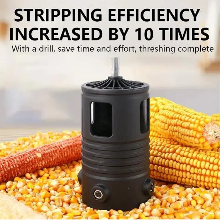 Corn Sheller Drill Attachment – Corn Stripper & Kernel Remover for Dried Corn