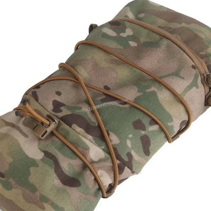 Multifunction Tactical Cylindrical Bag – Water Bladder GP Backpack Add-On with Hydration Support & Versatile General Purpose Gear Storage