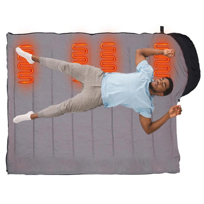 Cozy USB Heated Sleeping Bag – Ultralight Winter Camping Essential with Portable Warmth for Ultimate Comfort