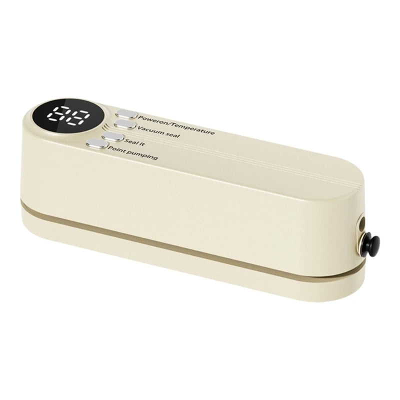 Handheld Heat Bag Sealer – Portable Mini Vacuum Sealer Resealer Machine for Plastic Food Bags, Kitchen Storage, and Airtight Packaging Convenience