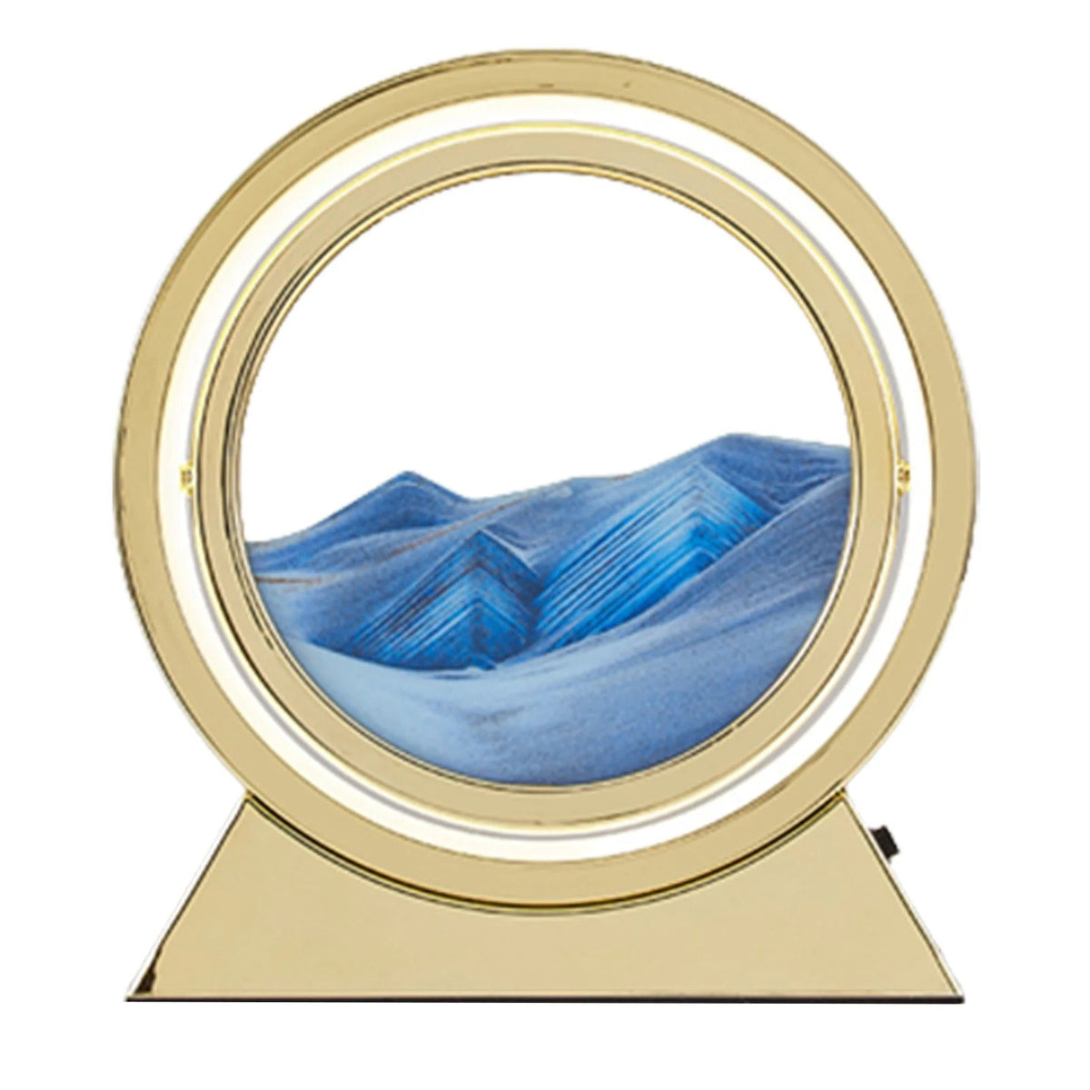 Creative 360° Rotating Quicksand Lamp - Dynamic Sand Art Light