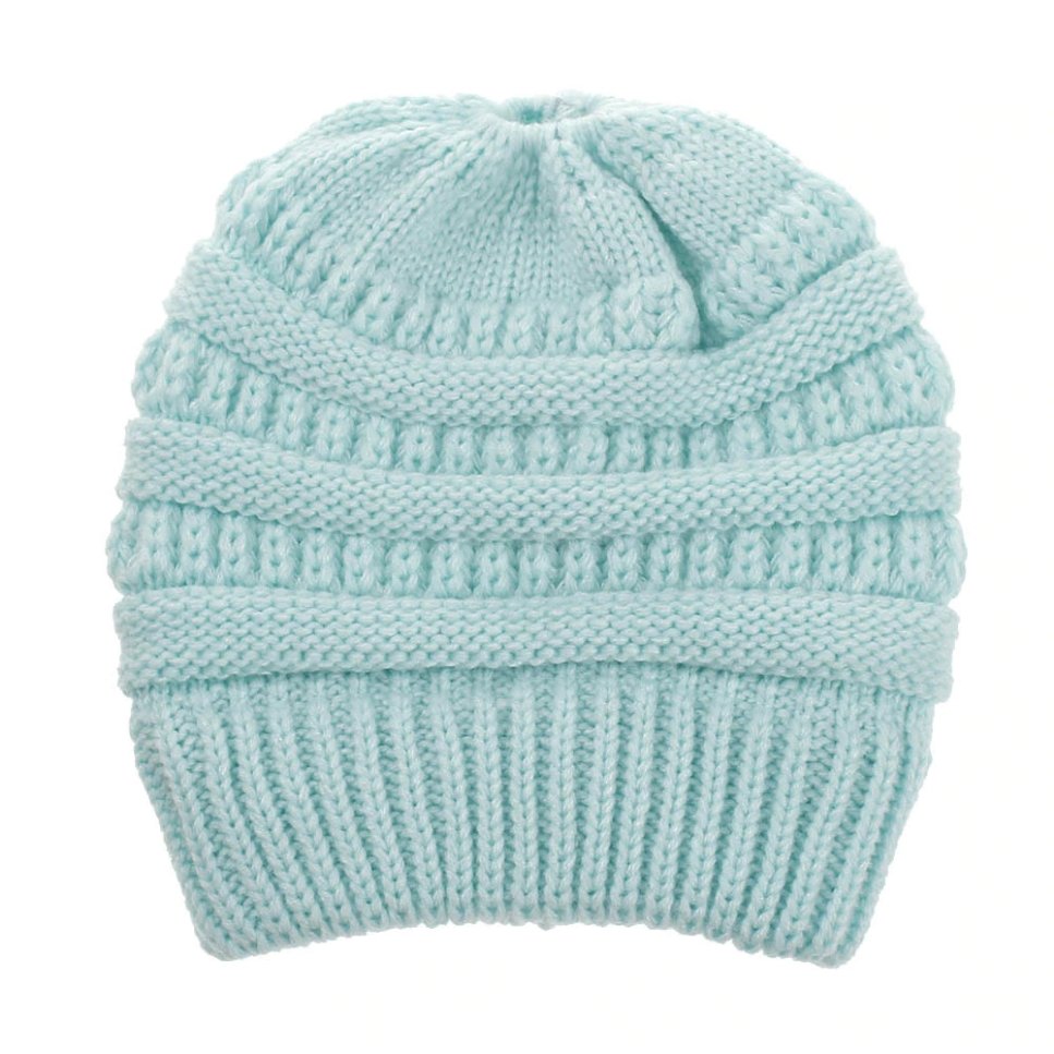 Crochet Ponytail Beanie