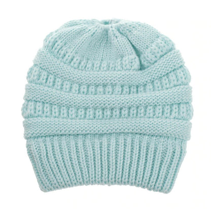 Crochet Ponytail Beanie