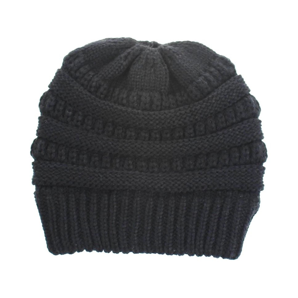 Crochet Ponytail Beanie