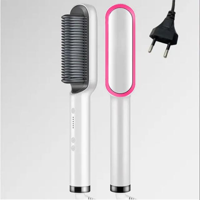 Hair Straightening Brush - Instant Straight Hair Transformation