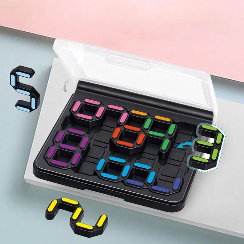 Number Puzzle Educational Toy –3D  Geometric Intelligence Game for Kids, Early Education Balancing Brain Teaser Gift & Classroom Use