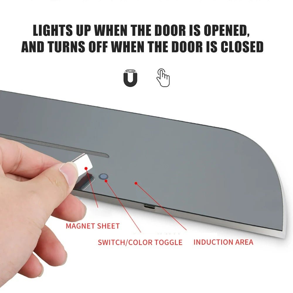Customized Dynamic LED Welcome Pedal Car Scuff Plate - Pedal Threshold Car Door Sills LED Pathway Light, USB Power