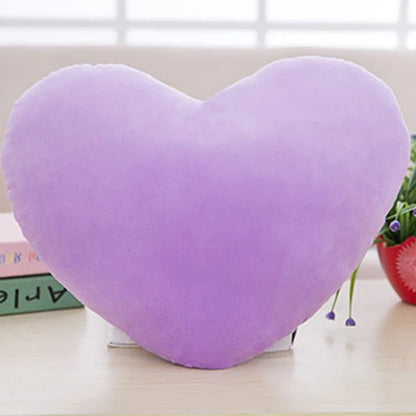 Cute Heart Pillow - Plush Heart Shape Cushion Perfect for Valentine's Day