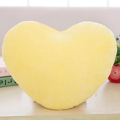 Cute Heart Pillow - Plush Heart Shape Cushion Perfect for Valentine's Day