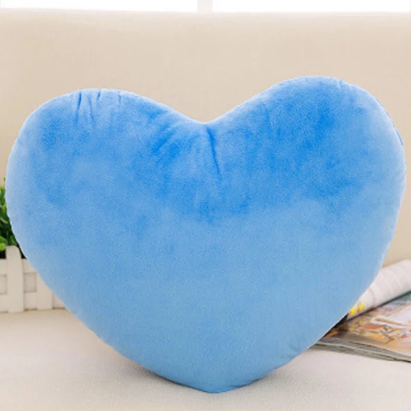Cute Heart Pillow - Plush Heart Shape Cushion Perfect for Valentine's Day