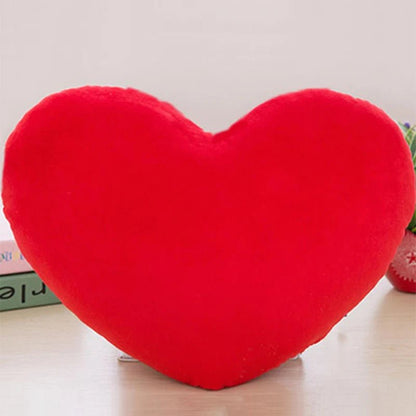 Cute Heart Pillow - Plush Heart Shape Cushion Perfect for Valentine's Day