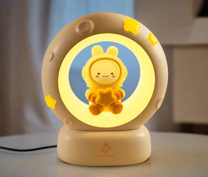 Cute LED Night Light Panda, Cat and Rabbit Design – USB Rechargeable Clap-On Lamp with Cat & Rabbit Modes, Perfect Room Décor & Cozy Sleep Companion for Kids