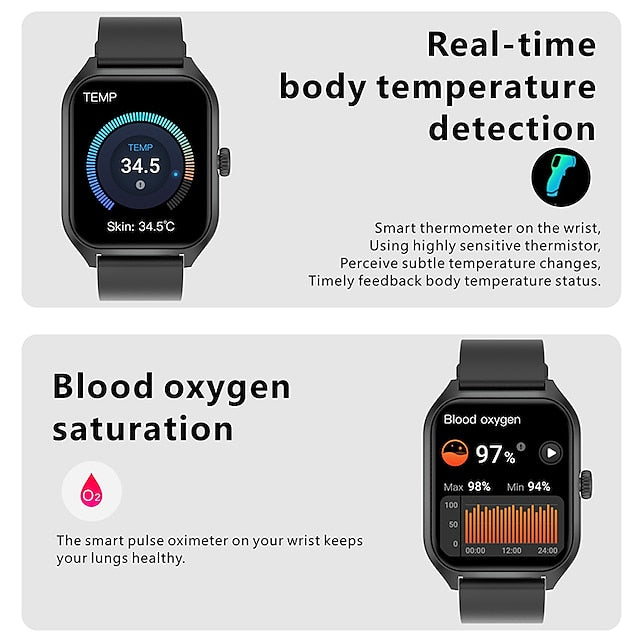 iMosi QX5 Non-invasive Blood Glucose Smart Watch