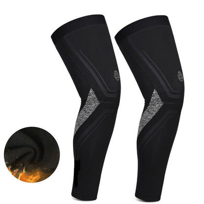 Reflective Cycling Arm Sleeves & Leg Warmers - Ultimate Winter Warmth Arm Warmers