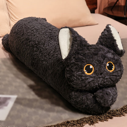 Soft Long Kawaii Cat Pillow – Hug-Friendly Side Sleeper Cushion with Whimsical Design and Easy Hand Wash Material